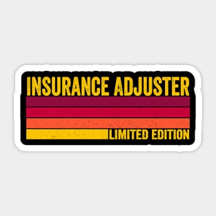 Insurance Adjuster Sticker